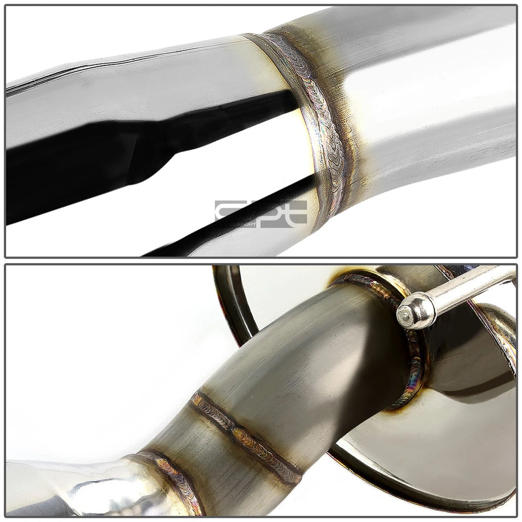 Cat-Back Exhaust System + Muffler + 4" Tip for Honda Civic Coupe (2012–2015)