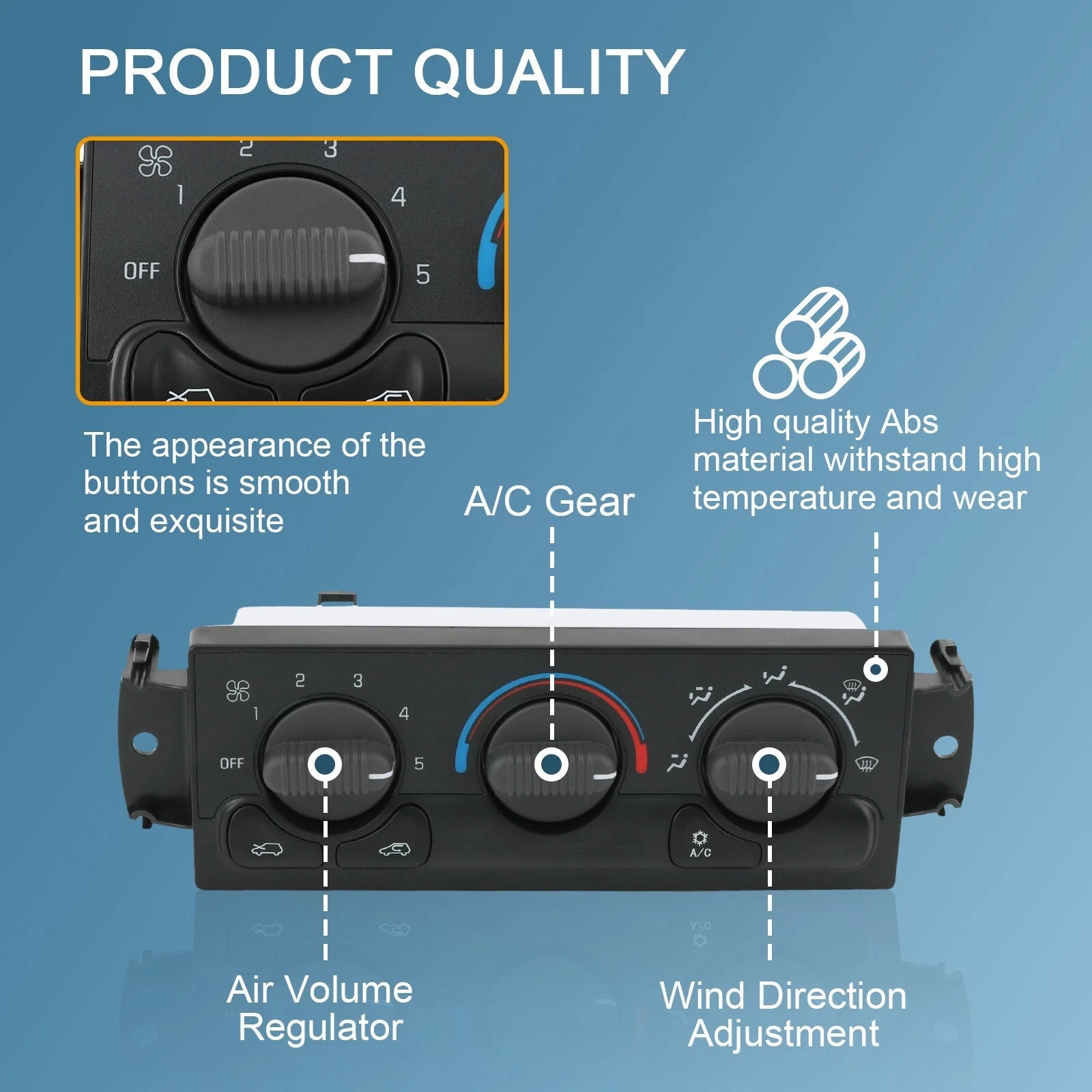 Climate Control Module for Chevy Silverado 1500/2500 (1999-2002)