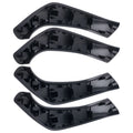 4x Door Handle Puller Trim for BMW X1 X2 (2016–2020) Black ABS Plastic