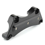 25mm Handlebar Risers for Harley Touring Models (1997-2019) Black