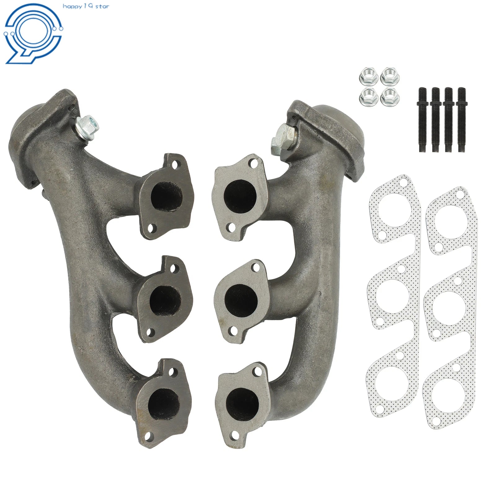 Set of 2 Exhaust Manifolds for Ford F150 E150 (1999–2008)