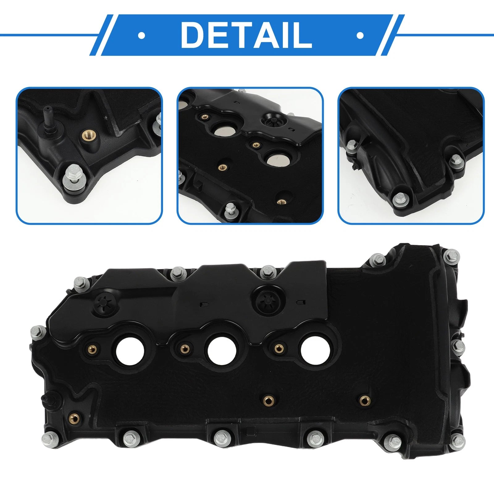 Right Engine Valve Cover w/ Gasket No. 12641260 for Chevrolet Equinox (2008–2012)