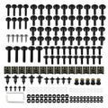 Complete Fairing Bolt Screws Kit for Kawasaki Ninja ZX6R ZX7R ZX9R ZX12R (1995–2008)