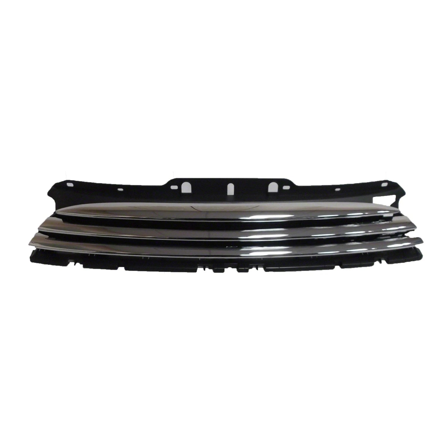 Replacement Black Chrome/Matte Front Grille w/o Daytime Running Lamps