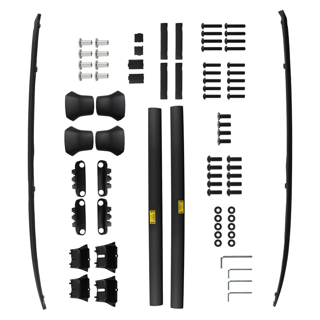 Set of 4 Roof Rack Luggage Carrier Side Rail + Cross Bar for Honda CR-V (2012–2016)