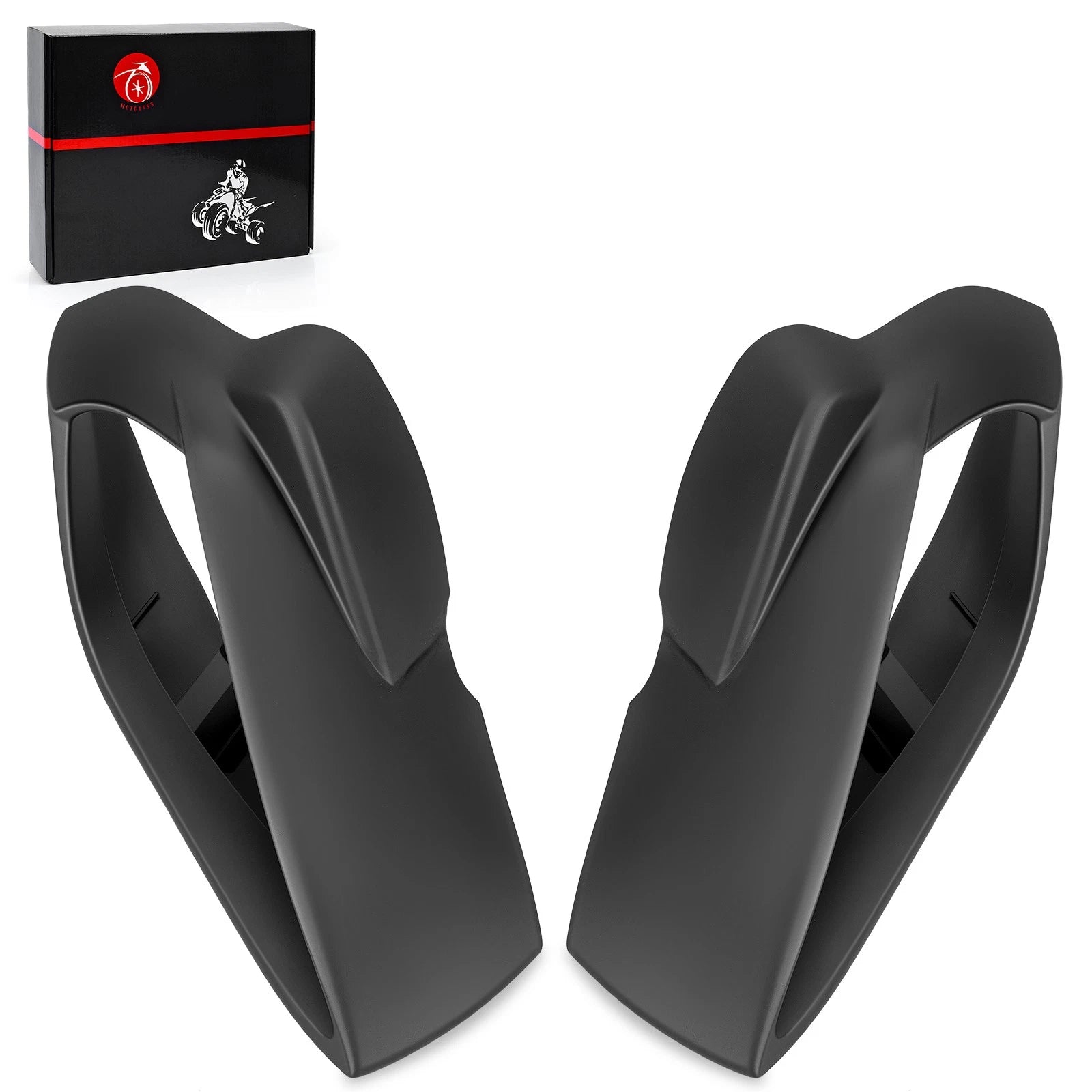 Set of 2 Headlight Cover Trim for Yamaha Raptor 700R 700 350 250 YFZ450 YFZ450R
