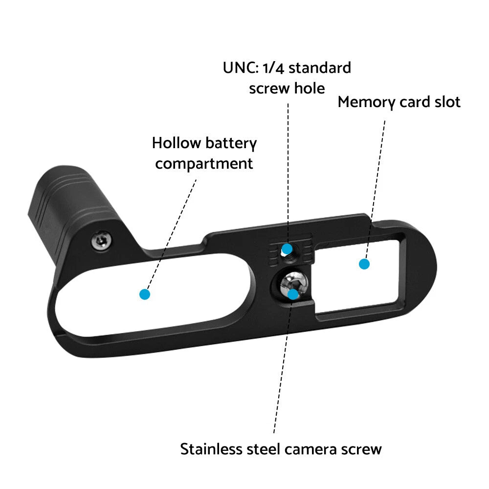 Metal Hand Grip Holder for Leica Q2 (19540)