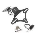 LED Fender Eliminator License Plate Holder Bracket Kit for Yamaha R6 (2017–2018)