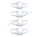 Chrome Silver Door Handle Bowl Cup Cover Molding Trims for Honda Civic (2016-2021)