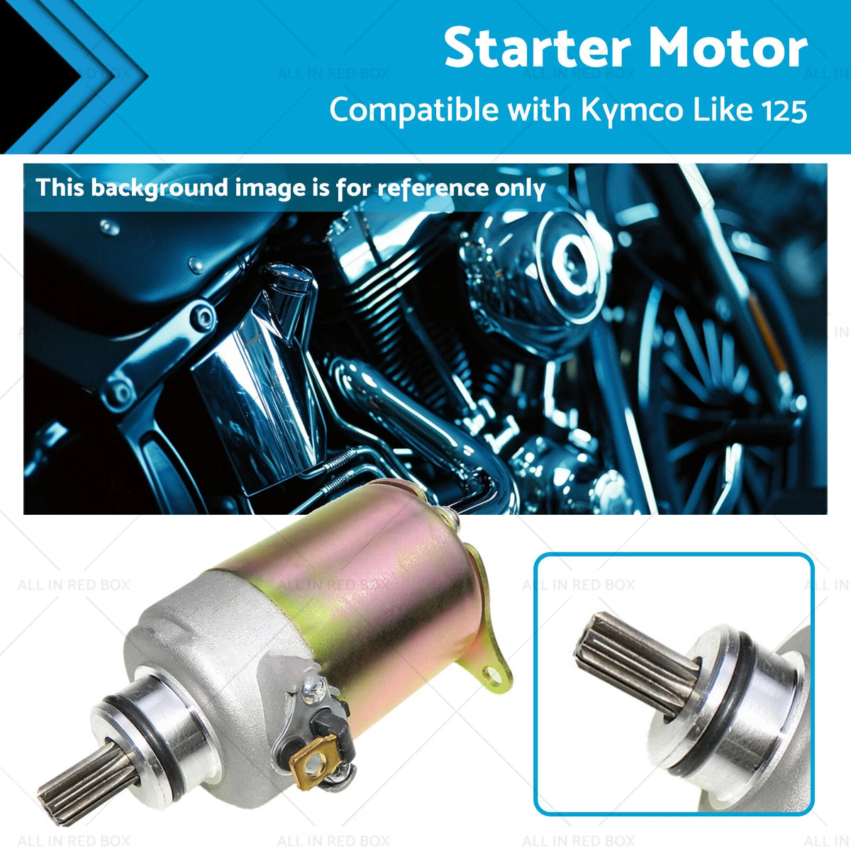 Starter Motor for Kymco Like 125 LX MMC (2009–2019) 31200-KUDU-C00
