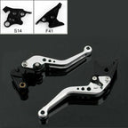 Short Brake Clutch Levers for Suzuki Hayabusa GSXR1300 (2008–2014) Silver T9