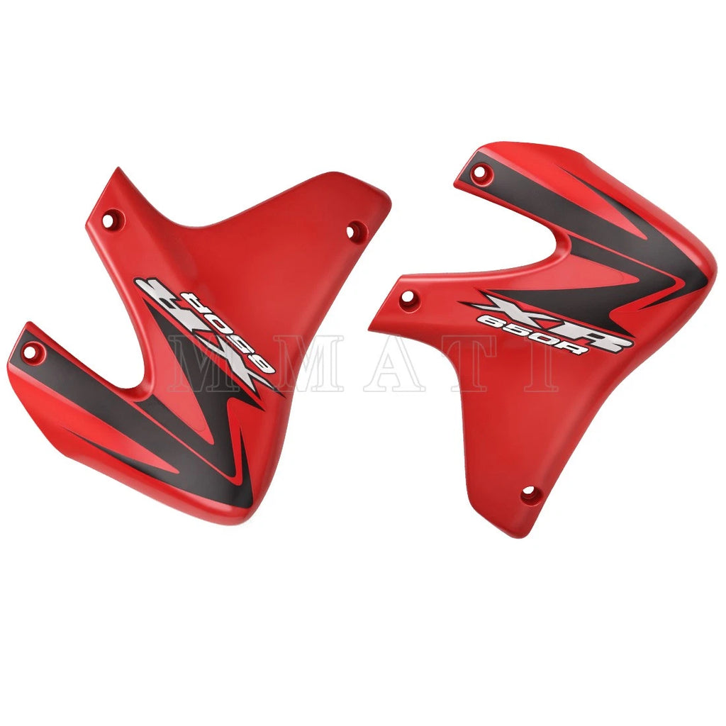 Radiator Shroud Set for Honda XR650R (2000–2007) Left Right Plastic Red