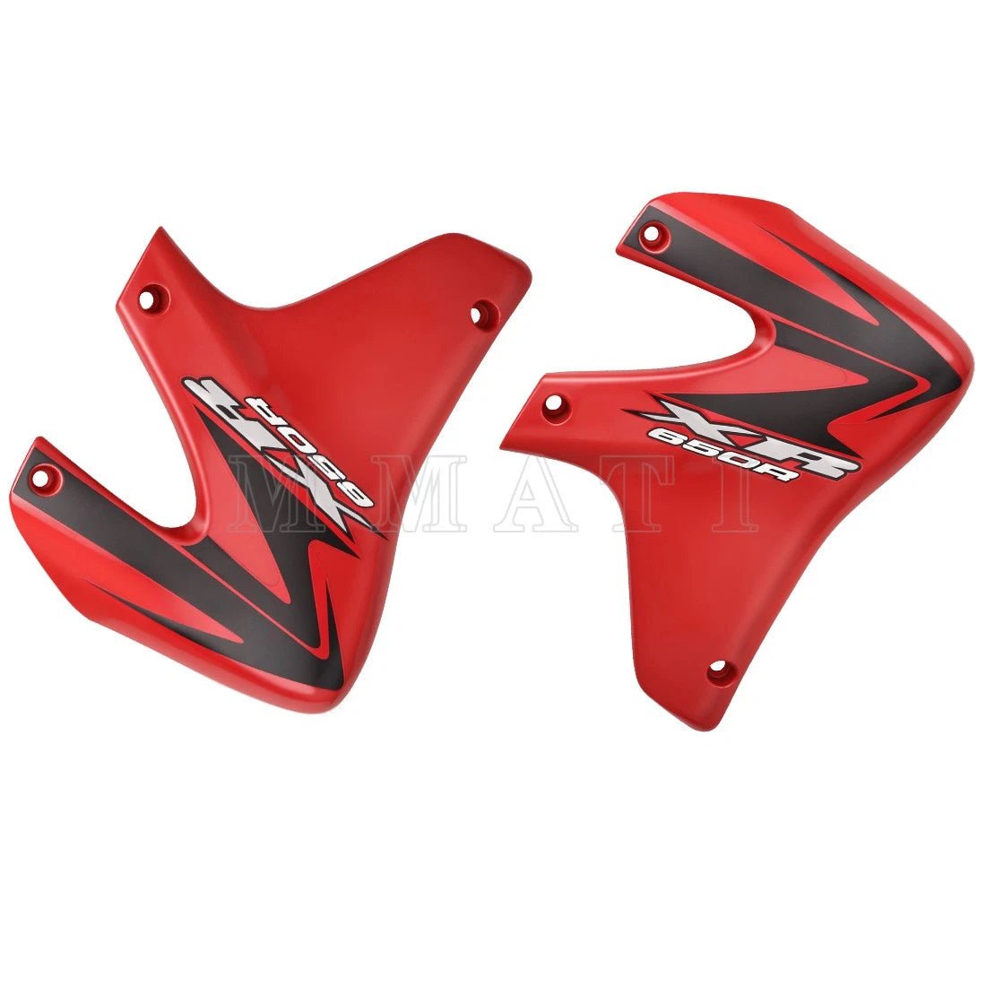 Radiator Shroud Set for Honda XR650R (2000–2007) Left Right Plastic Red