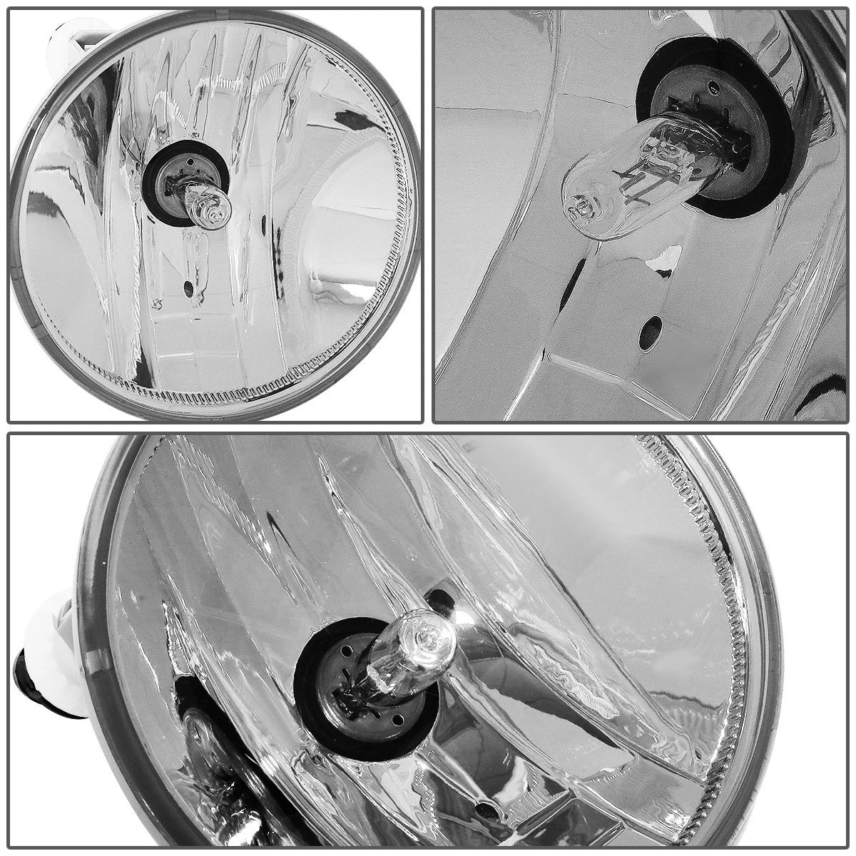 Clear Lens Fog Lights for Yukon Suburban Silverado Sierra (2007–2019)