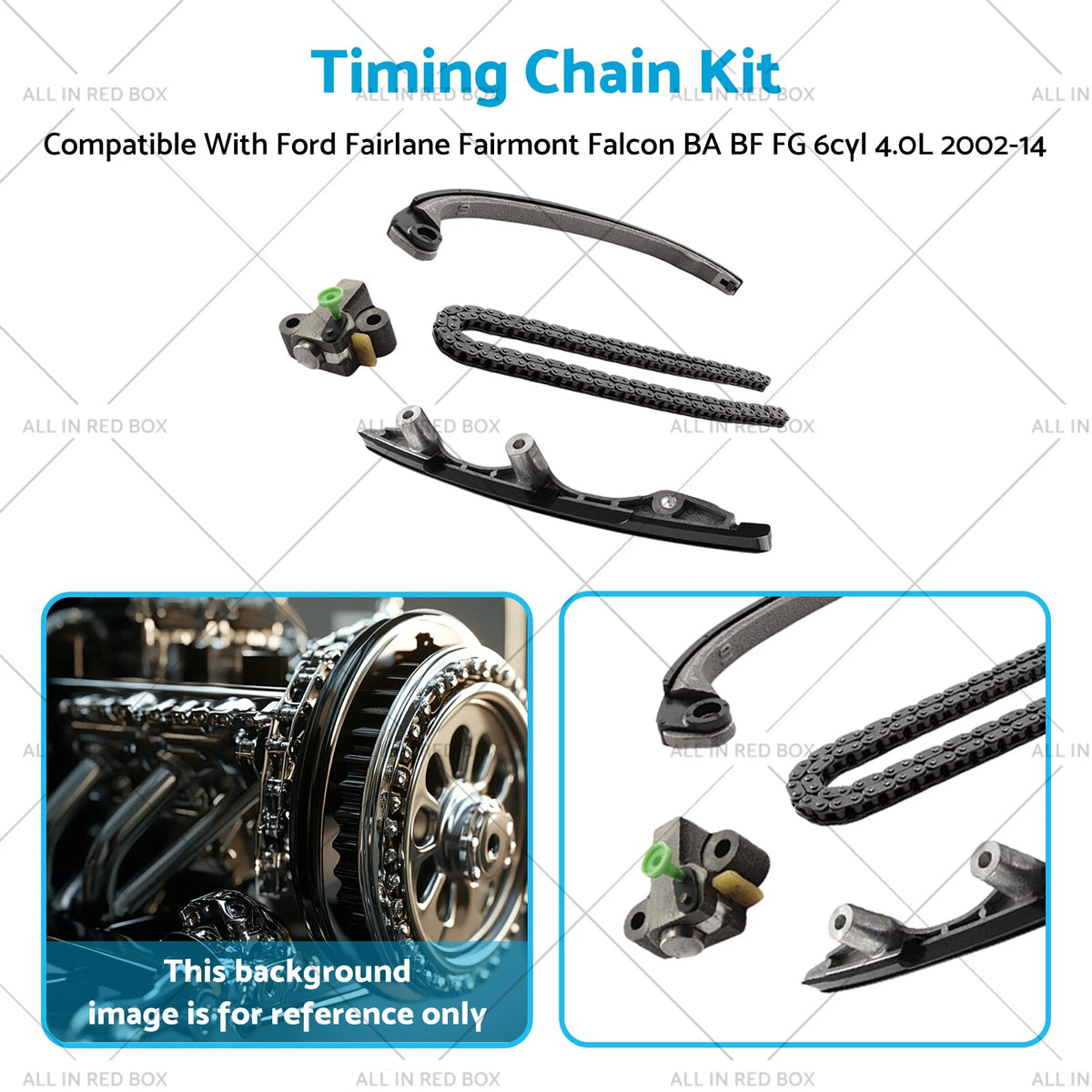Timing Chain Kit for Ford Fairmont Falcon BA BF FG 6cyl 4.0L (2002–2014)