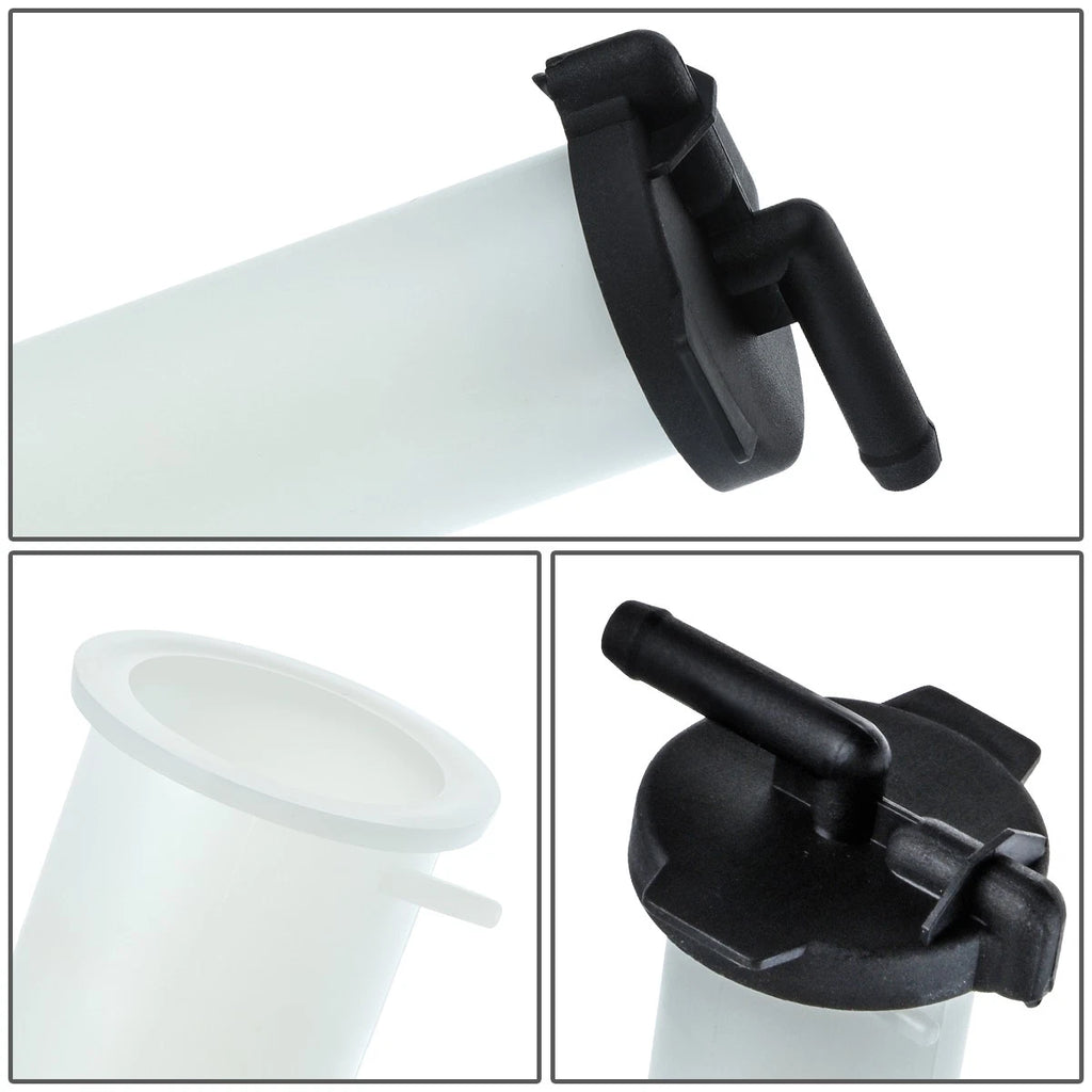 Coolant Fluid Overflow Tank Reservoir Bottle + Cap for Hyundai Accent (2009–2011)
