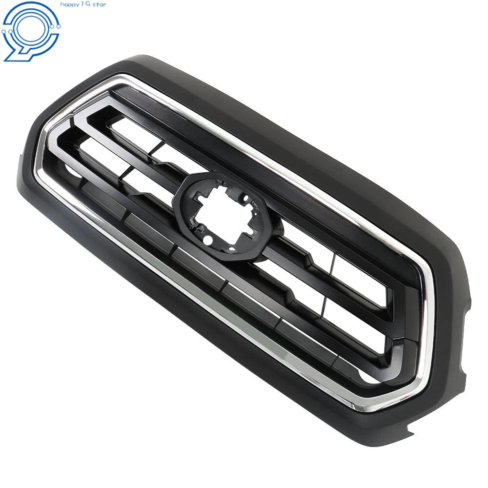 Front Upper Grille for Toyota Tacoma (2018–2022) Black & Chrome