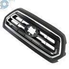 Front Upper Grille for Toyota Tacoma (2018–2022) Black & Chrome