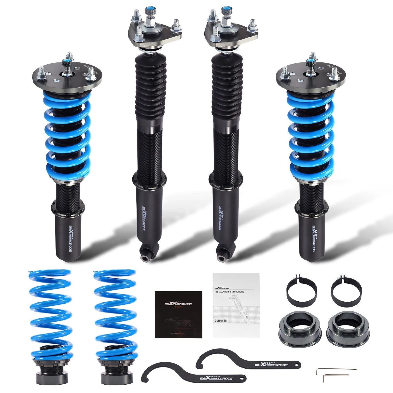 MaXpeedingrods T6 Coilovers 24 Level Damper Lowering Kit for Lexus IS (2014–2016)