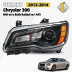 HID Xenon Headlight for Chrysler 300 (2012–2014) Driver Left Side AFS Black