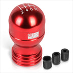 J2 Teardrop Shape Aluminum 6-Speed Manual Shift Knob for