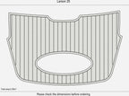 EVA Faux Teak Deck Flooring Mat for Larson 25 Swim Platform
