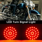 1156 LED Turn Signal Light Inserts for Harley Softail Touring Dyna Sportster (T)