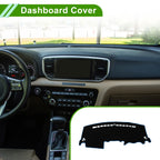 Dashboard Cover for Kia Sportage R (2011–2016) Black Blue