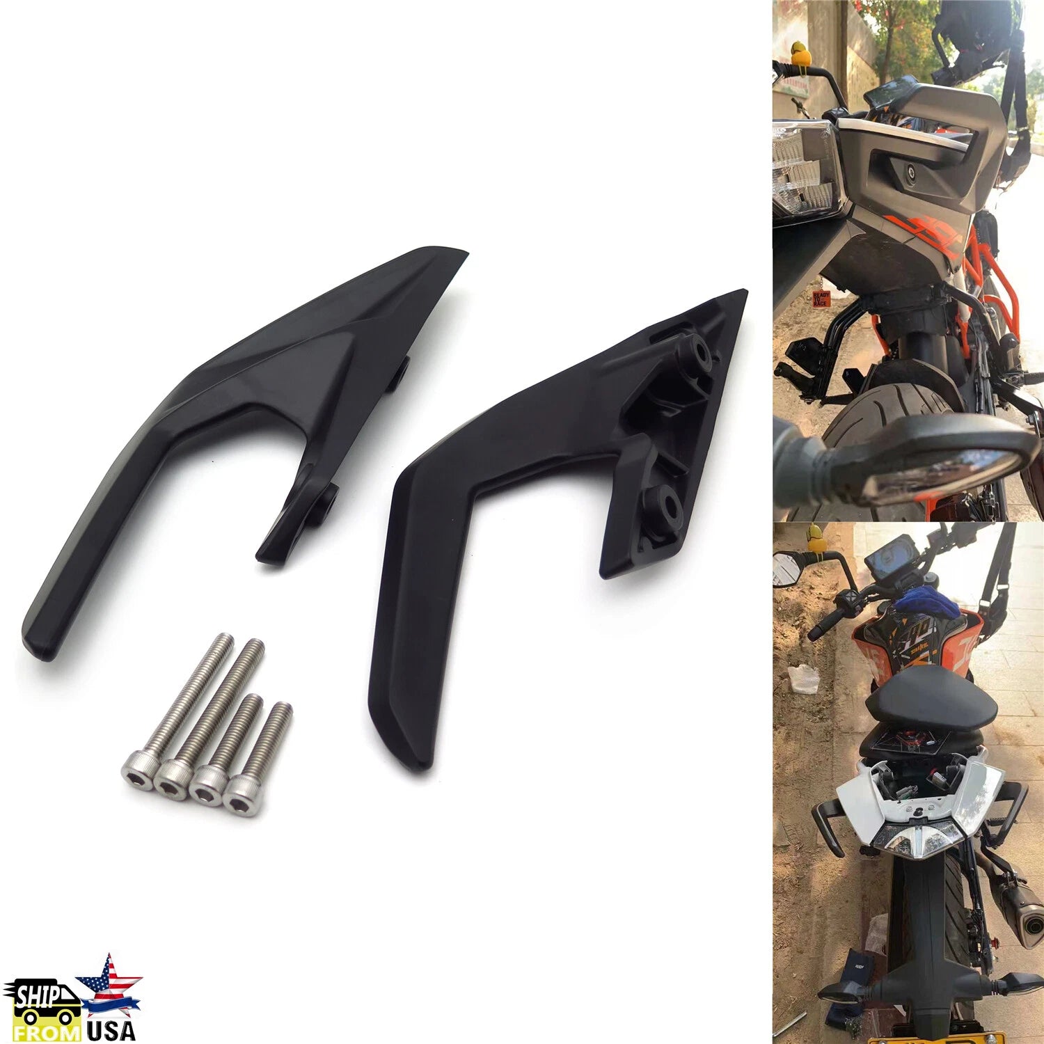 Grab Bar Rails for KTM Duke 390 250 125 (2017–2019)