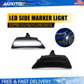 Smoked Lens White LED Front Side Marker Lamp Pair for Kia K5 (2021–2024)