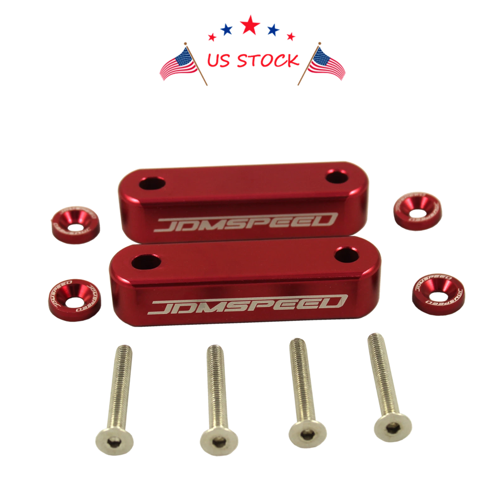 Set of 2 Hood Spacer Risers for Acura Honda Integra CRX Civic (1988–2001)