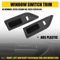 2X Window Switch Panel Trim for Toyota Yaris Hatchback 2012–2015