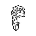 Front Driver Left Exterior Door Handle Reinforcement for BMW X3 X4 (2011–2020)