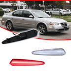 Clear Red LED Rear Side Marker Lights Kit for Nissan Maxima (2000–2003)