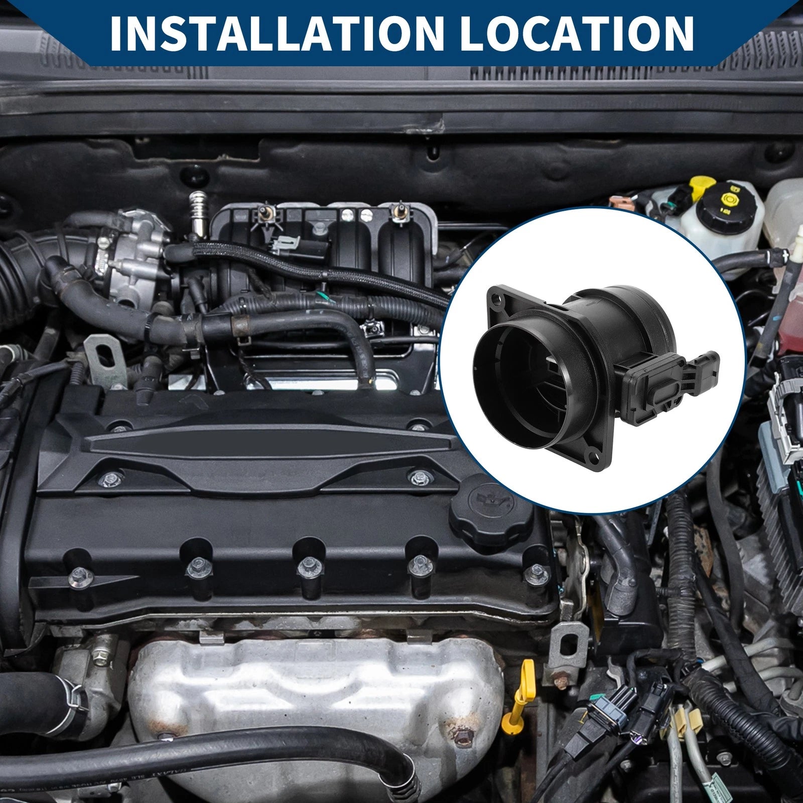 Mass Air Flow Sensor Assembly No.04L906461D for Audi A1 A3 A4 A5 A7 Q2 (2010–2023)