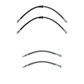 Sunsong 2X Front & Rear Brake Hydraulic Hose Kit for W204 GLK250 & 350 (2009–2015)