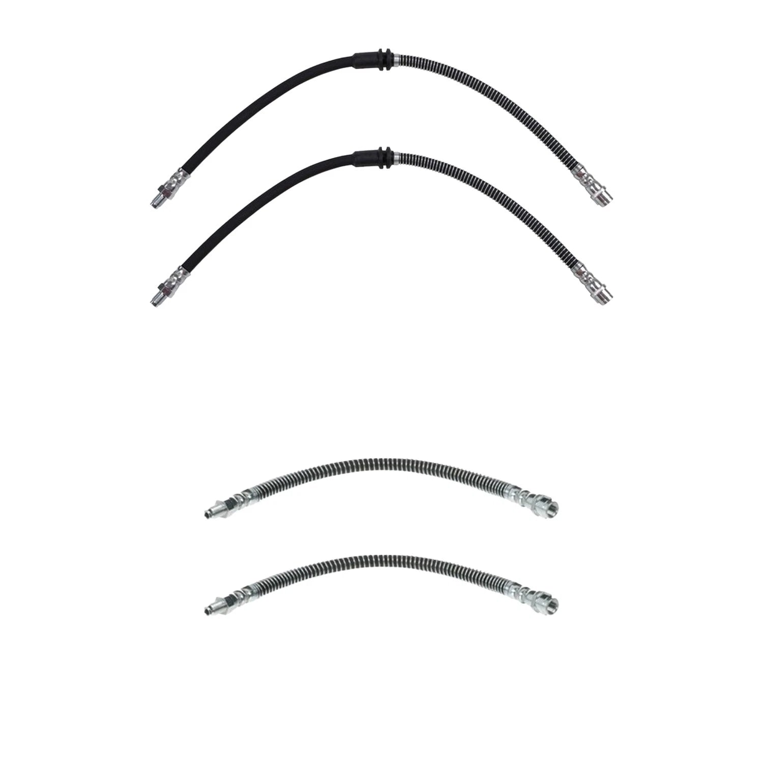 Sunsong 2X Front & Rear Brake Hydraulic Hose Kit for W204 GLK250 & 350 (2009–2015)