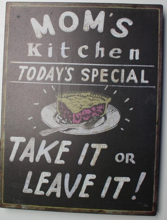 Iron Tin Metal Sign for Home Kitchen Decor (88703)