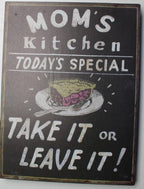 Iron Tin Metal Sign for Home Kitchen Decor (88703)