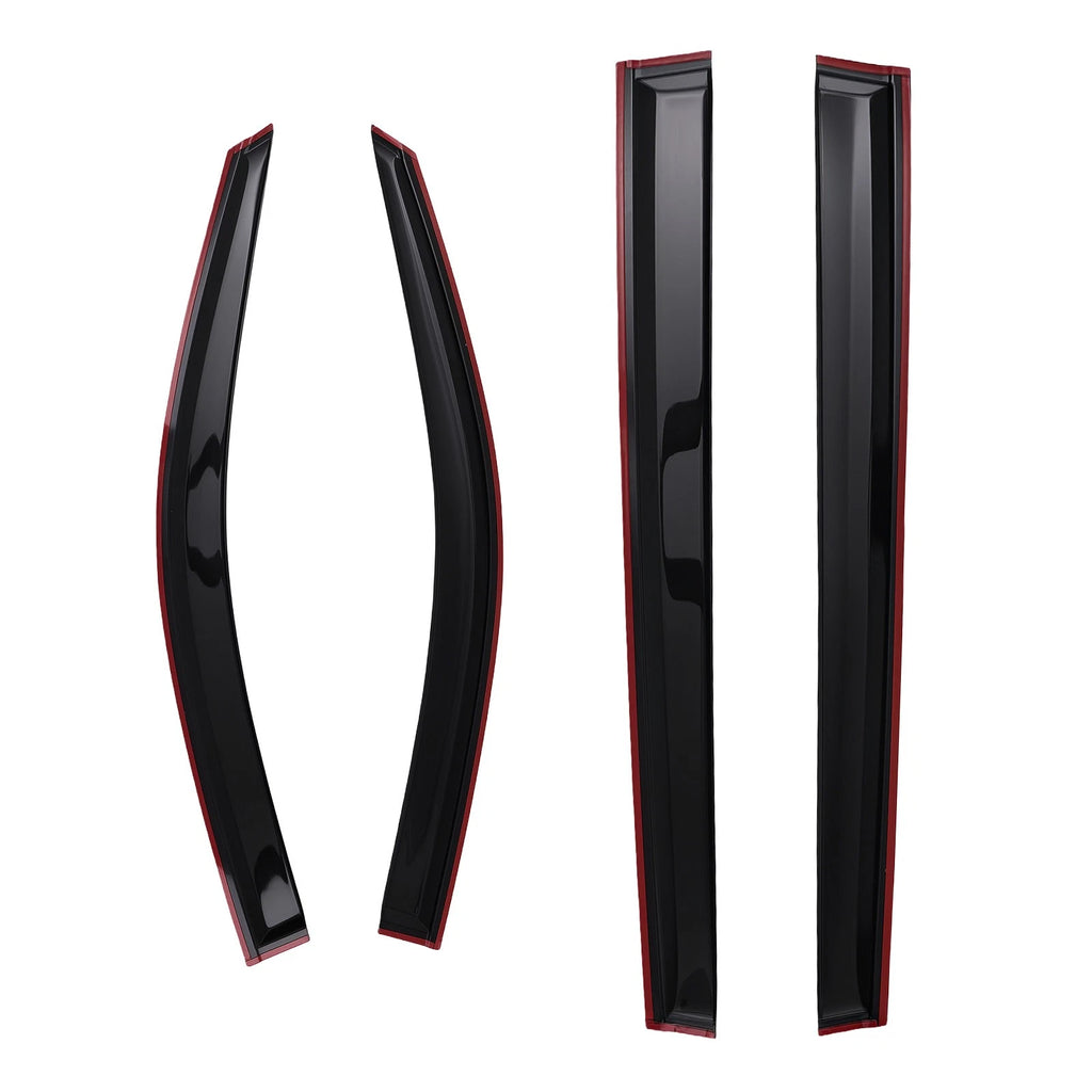 Window Visor Rain Guard Vent for Toyota Highlander (2014–2019) Black