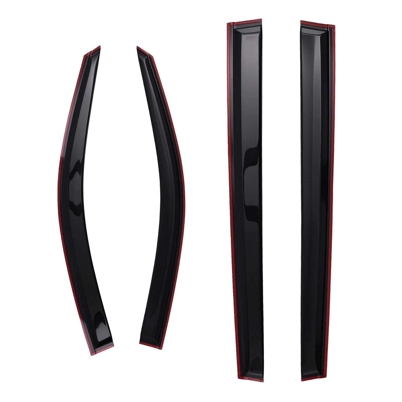 Window Visor Rain Guard Vent for Toyota Highlander (2014–2019) Black