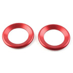A Pillar Horn Ring Cover Red for Honda Civic 10th Gen (2016-2021) 2 Pcs