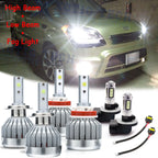 6000K White LED Headlight and Fog Light Bulbs for Kia Soul (2012–2013)