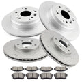 Drilled Rotors and Ceramic Brake Pads for Acura TL (2004–2008)