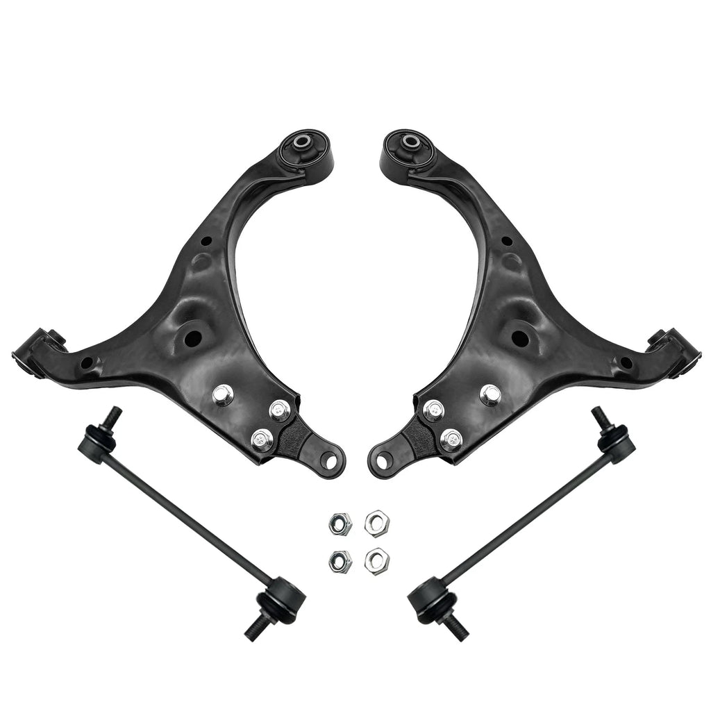 Set of 4 Control Arm Kit Sway Bar Links for Hyundai Elantra (2007–2012)