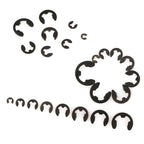 550pcs Assorted Clips Set for Universal Applications (C Circlip)