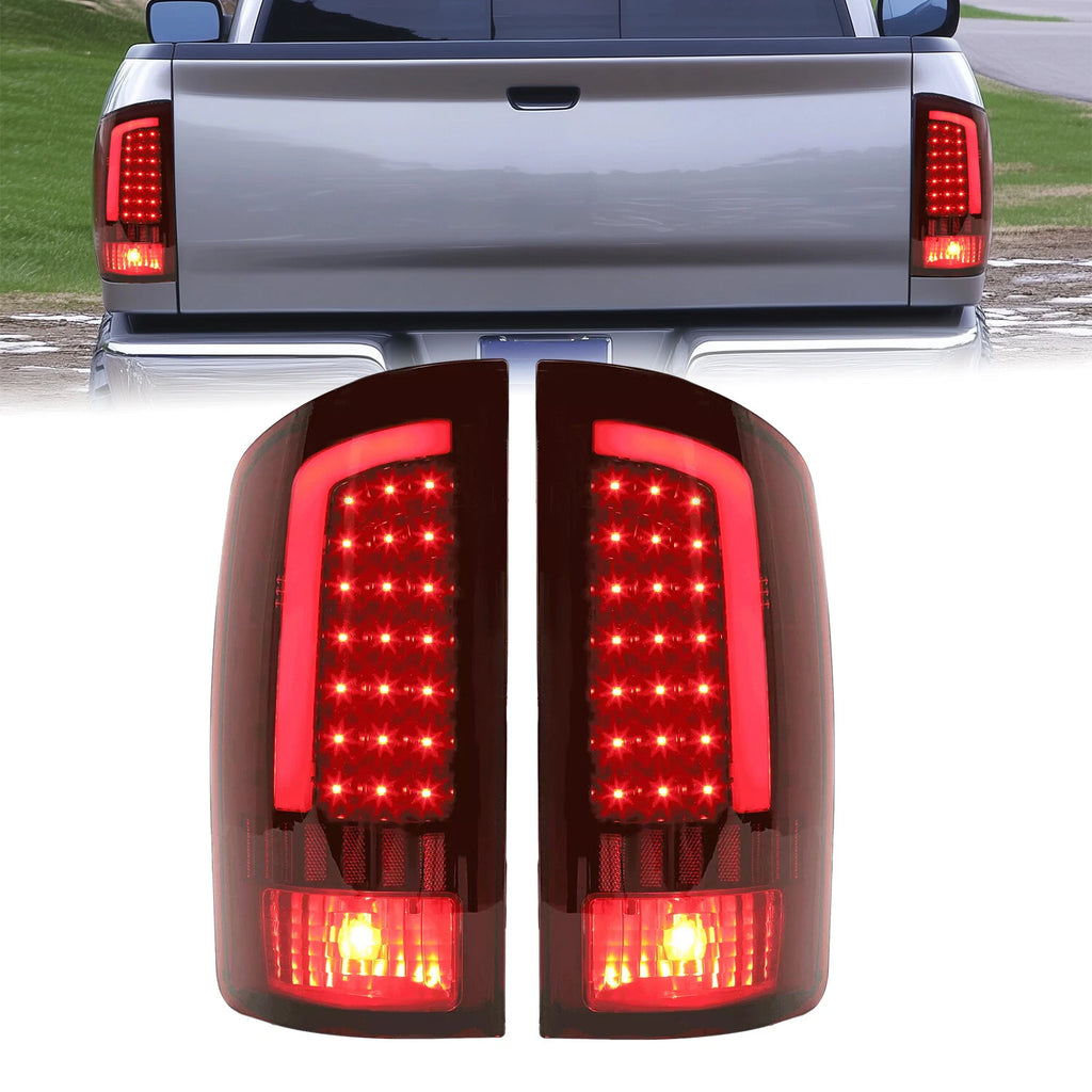Set of 2 LED Tail Lights for Dodge Ram 1500 2500 3500 (2002–2006)