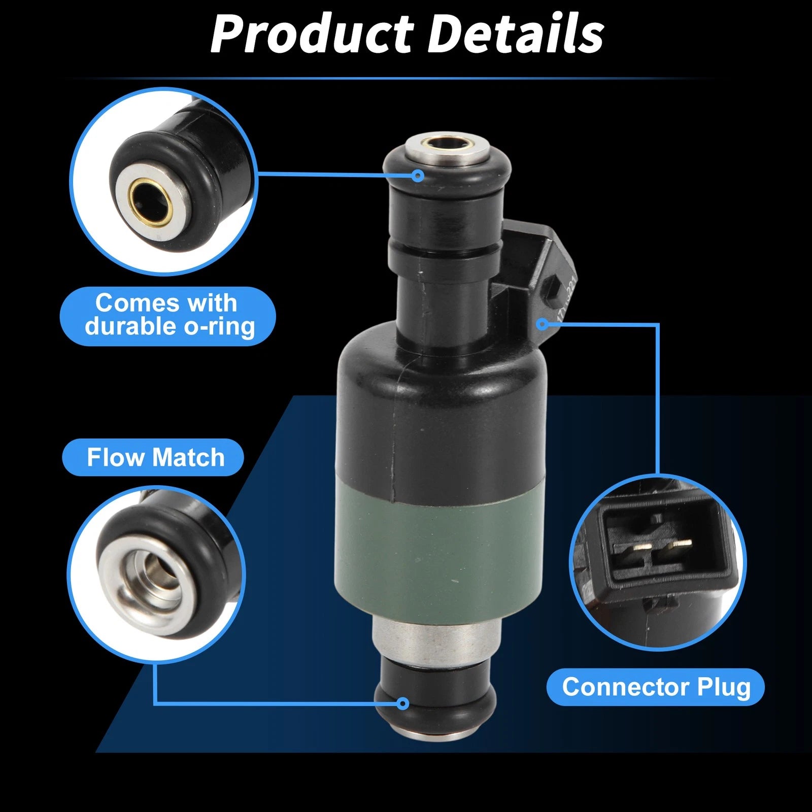 1 Pc Fuel Injector No.17113221 for Chevrolet C2500 C3500 K2500 K3500 (1990–1999)