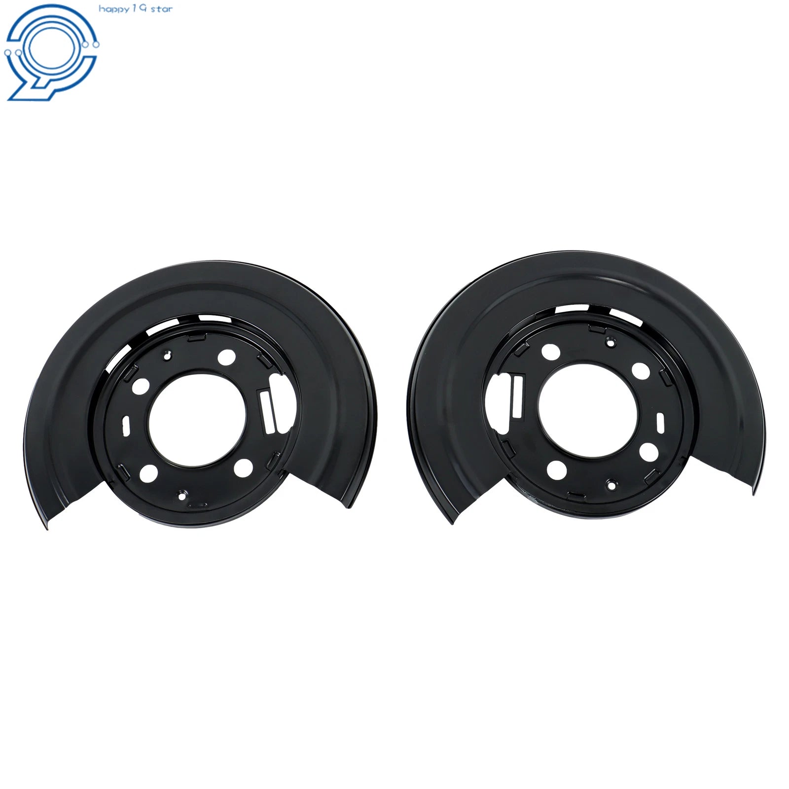 Set of 2 Rear Brake Dust Shields for Ford F-250 (2005–2010)