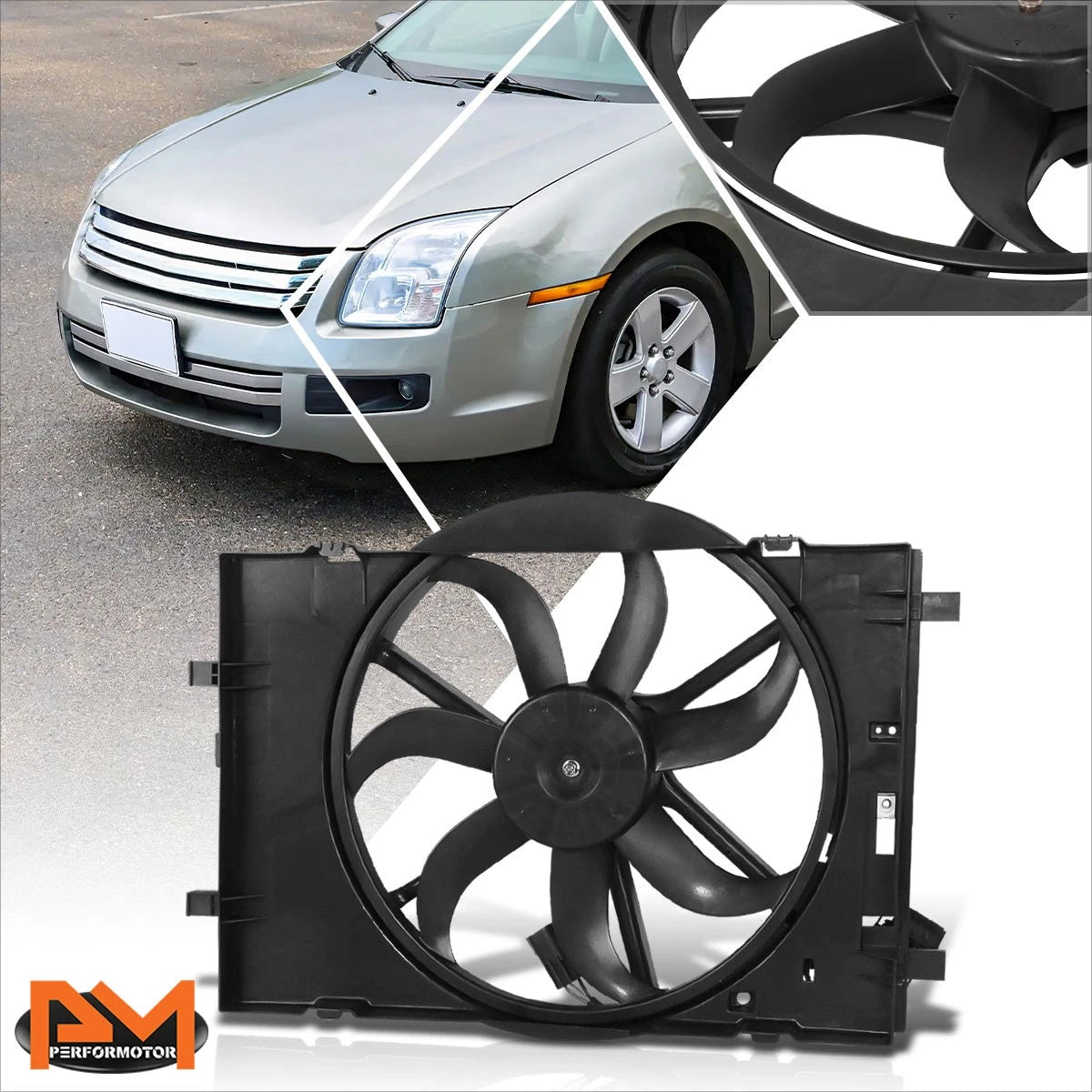Radiator Cooling Fan Assembly for Ford Fusion/Mercury Milan (2006–2009)